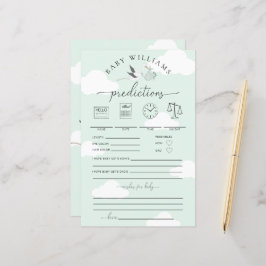 ミントグリーンストークベビー予測ゲーム