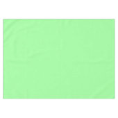 ミントグリーンスプリングタイ無地のムカラー テーブルクロス (正面(横))