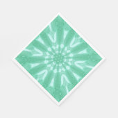 ミントグリーンタレフェイクデザイン スタンダードランチョンナプキン (角)