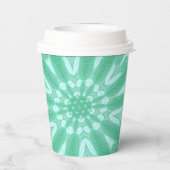 ミントグリーンタレフェイクデザイン 紙コップ (裏面)