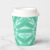 ミントグリーンタレフェイクデザイン 紙コップ (右)