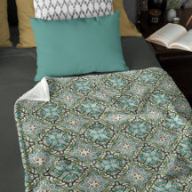 ミントグリーンターコイズお尻ボヘミアンバリアートモチーフ