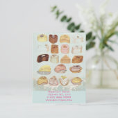 ミントグリーンデザートクッショコキャンディチョコレート ポストカード (スタンド正面)