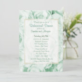 ミントグリーンバラ結婚ズリハーサルディナー 招待状 (スタンド正面)