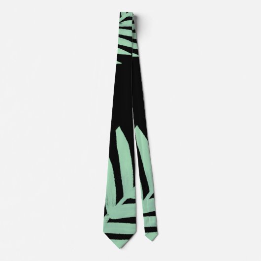 ミントグリーンパーム ネクタイ (正面)