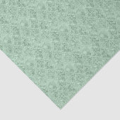 ミントグリーンビクトリアンスタイルダマスクラグジュアリーデクページ 薄葉紙 (詳細)