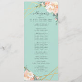 ミントグリーンピーチクリーム金ゴールドジオメト結婚リ プログラム (裏面)