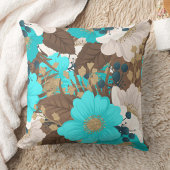 ミントグリーンフラワー クッション