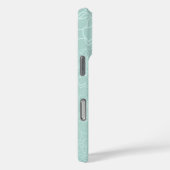 ミントグリーンフローラスクリプトiPhone / iPadケース Case-Mate iPhoneケース (裏面 / 右)