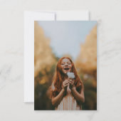 ミントグリーンブルー十字架 初聖体 招待状 (裏面)