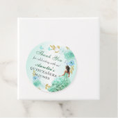 ミントグリーンプリンセスドレスキンセニェラ誕生日 フェイバータグ (インサイチュ)