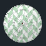 ミントグリーンヘリンボーンパターン ダーツボード<br><div class="desc">トレンディー、シックなヘリンボーン、シェブロンパターン。</div>