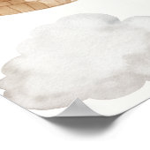 ミントグリーンベビーシャワーを待つことができる ポスター (角)