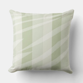 ミントグリーンホワイトゼブラストライプ クッション