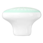 ミントグリーンマンダラパステルモダン セラミックノブ (側面)