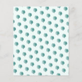 ミントグリーンユーカリ枝文字モノグラム (裏面)