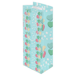 ミントグリーンワイン抱き枕 ワインギフトバッグ