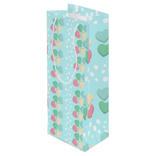 ミントグリーンワイン抱き枕 ワインギフトバッグ (裏面アングル)