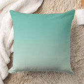 ミントグリーン勾配 クッション (ブランケット)