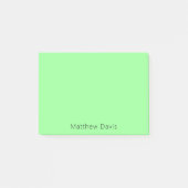 ミントグリーン名 ポストイット (正面)