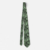 ミントグリーン地に黒レース ネクタイ (裏面)