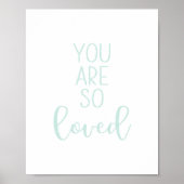 ミントグリーン愛されている ポスター (正面)