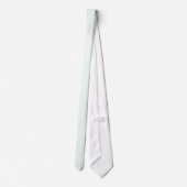 ミントグリーン水玉模様 ネクタイ (裏面)