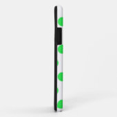 ミントグリーン水玉模様 Case-Mate iPhoneケース (裏面/右)