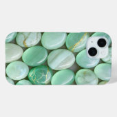 ミントグリーン翡翠クリスタルのおしゃれスマホケース Case-Mate iPhoneケース (裏面 (横))