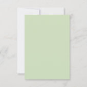 ミントグリーン航海のいかりブライダルシャワー招待状 招待状 (裏面)