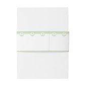 ミントグリーン航海のいかり 招待状ベリーバンド (裏面例)