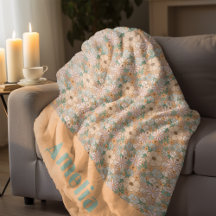 ミントグリーン花柄の名前