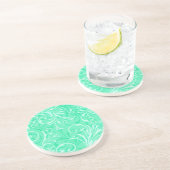 ミントグリーン装飾コースター コースター (側面)