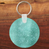 ミントグリーン金ゴールドホワイトマーブル キーホルダー (裏面)