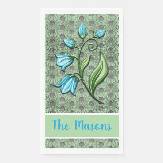 ミントグリーン、ブラック、グレーの水玉模様 (正面)