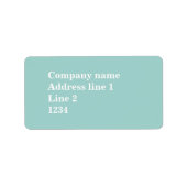 ミントグリーン ラベル (正面)