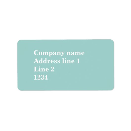ミントグリーン ラベル (正面)