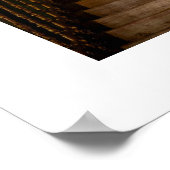 ミントグリーン&金ゴールドフォトキンセアニェラ ポスター (角)