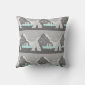 ミントグレイインディアントバルテペアロームーンマウンテン クッション (裏面)