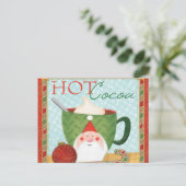 ミントココア付きホリデーカップ シーズンポストカード (スタンド正面)