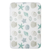 ミントサンドブルーシェル バスマット (正面縦)