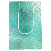 ミントシルバースパークルマーメイド ミディアムペーパーバッグ (裏面)