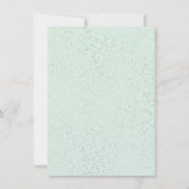 ミントシルバートゥインクルリトルスターベビーシャワー 招待状 (裏面)