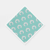 ミントシルバーレターC スタンダードランチョンナプキン (角)