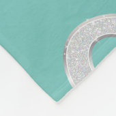 ミントシルバーレターC フリースブランケット (角)