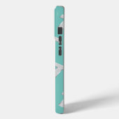 ミントシルバーレターT Case-Mate iPhoneケース (裏面 / 左)
