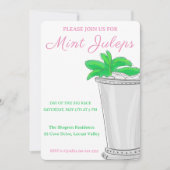 ミントジュルプスホースレースダービーデイ 招待状 (正面)