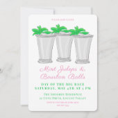 ミントジュルプバーボンボールホースレースダービーデイ 招待状 (正面)