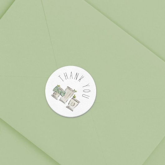 ミントジュレップありがとう ラウンドシール