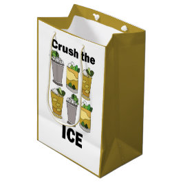 ミントジュレップカクテルが氷を砕くダービーパーティー ミディアムペーパーバッグ